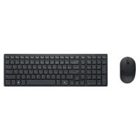 Клавиатура и мышь DELL KM555, Беспроводное, Чёрный