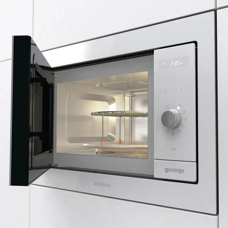 Cuptor cu microunde incorporabil Gorenje BM235G1SYW, White 3