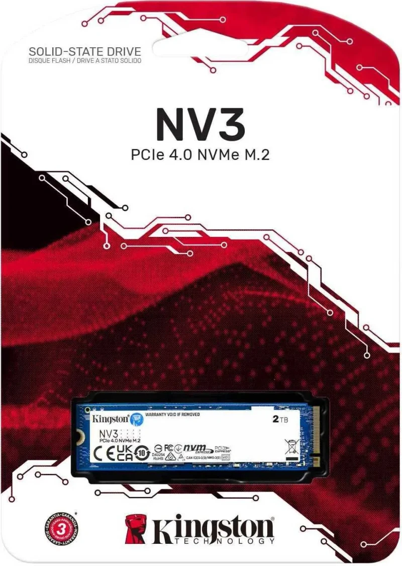 Накопитель SSD Kingston NV3 4.0TБ (SNV3S/4000G) 3