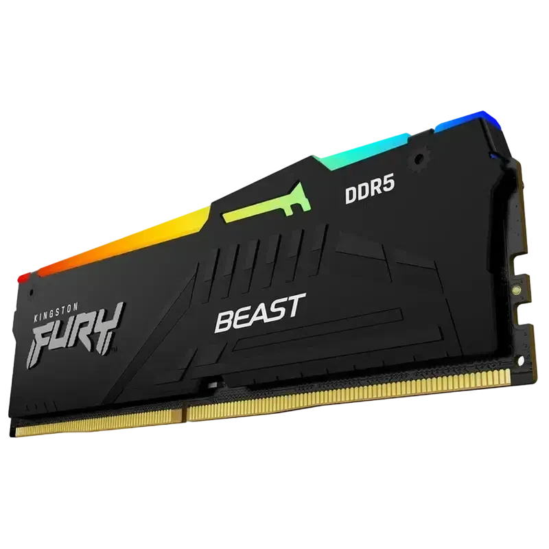 Memorie RAM Kingston FURY Beast RGB, 16GB, Black 3