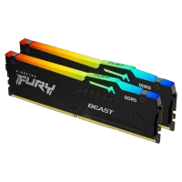 Memorie RAM Kingston FURY Beast RGB, 16GB, Black