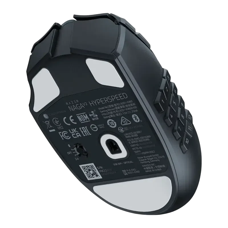 Беcпроводная мышь Razer Naga V2 HyperSpeed, Black 5