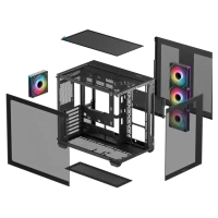 Корпус для ПК Deepcool CG530 4F Mid Tower, Черный 9