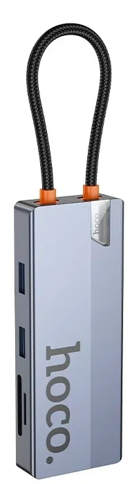 Док-станция Hoco HB52 Wow 8-in-1, Space Gray