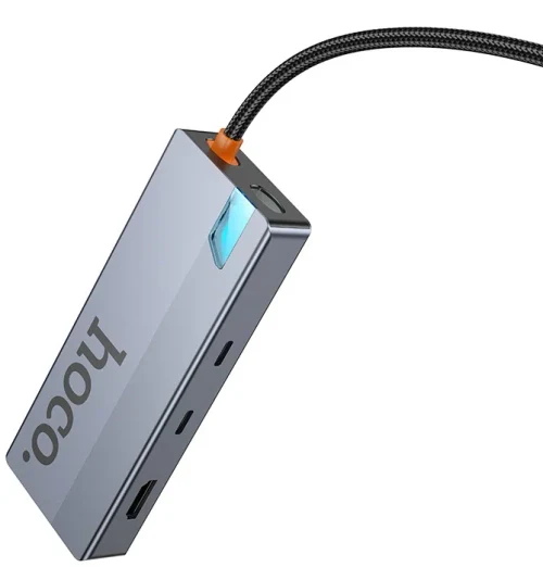 Док-станция Hoco HB52 Wow 8-in-1, Space Gray
