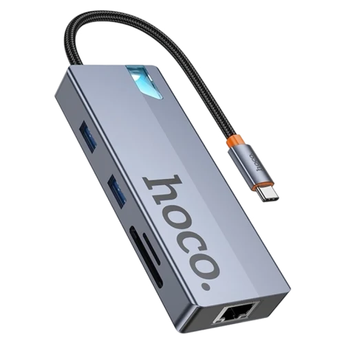 Док-станция Hoco HB52 Wow 8-in-1, Space Gray