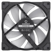 Ventilator PC Gamemax FN14A-S5, 140 mm, Negru 7