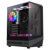 Корпус для ПК Gamemax VISTA COC AB Midi-Tower, Черный