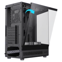 Корпус для ПК Gamemax VISTA COC AB Midi-Tower, Черный 10
