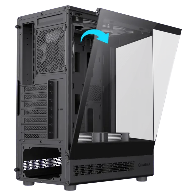 Корпус для ПК Gamemax VISTA COC AB Midi-Tower, Черный 10