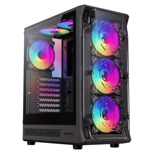 Корпус для ПК Gamemax STARLIGHT 2 AB Midi-Tower, Черный