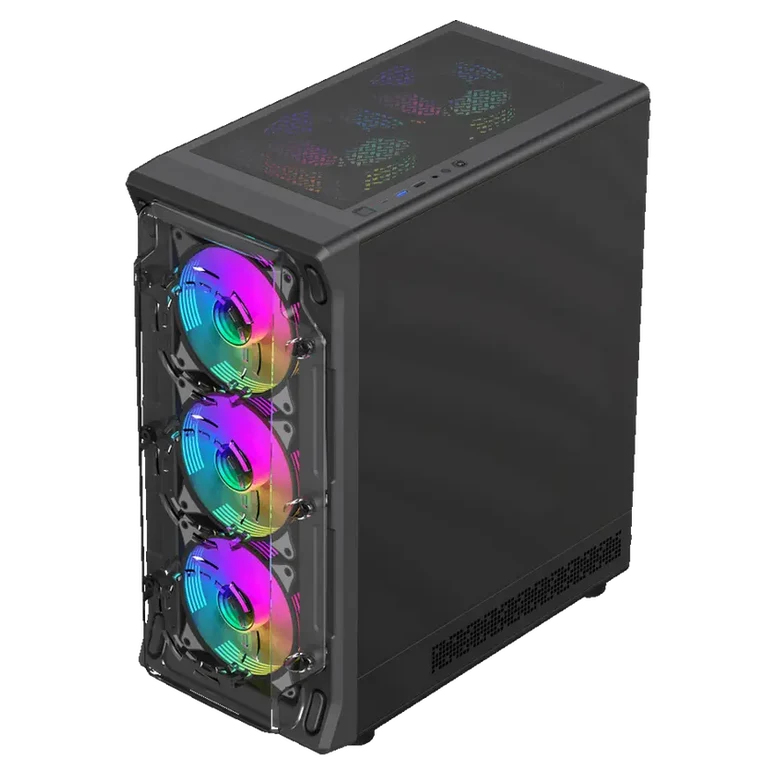 Carcasă PC Gamemax STARLIGHT 2 AB Midi-Tower, Negru 4