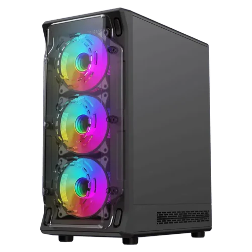 Корпус для ПК Gamemax STARLIGHT 2 AB Midi-Tower, Черный