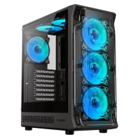 Carcasă PC Gamemax STARLIGHT 2 AB Midi-Tower, Negru 2