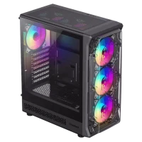 Carcasă PC Gamemax STARLIGHT 2 AB Midi-Tower, Negru 3