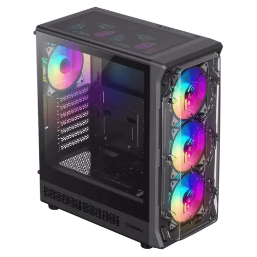 Корпус для ПК Gamemax STARLIGHT 2 AB Midi-Tower, Черный
