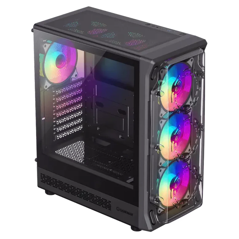 Carcasă PC Gamemax STARLIGHT 2 AB Midi-Tower, Negru 3