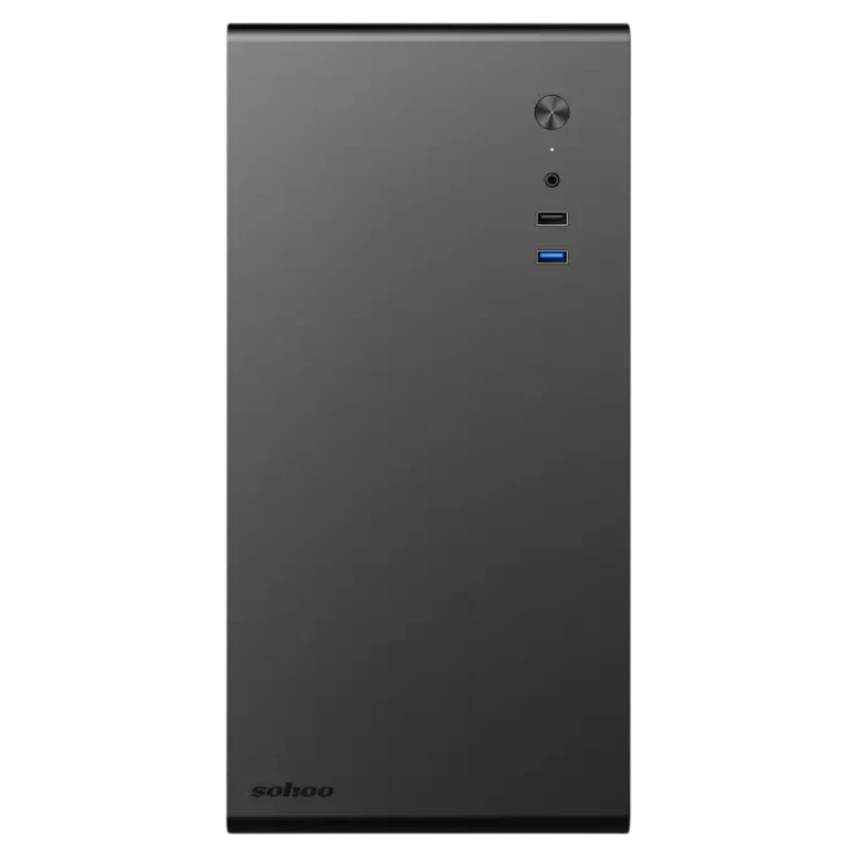 Carcasă PC Sohoo 6519BK Midi-Tower, Negru 4
