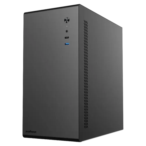 Carcasă PC Sohoo 6519BK Midi-Tower, Negru