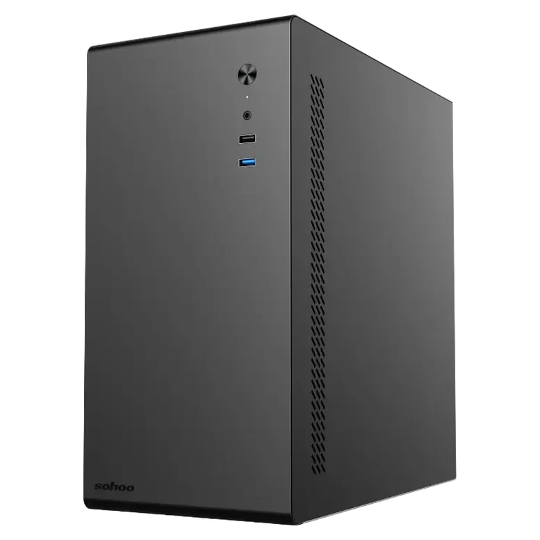 Carcasă PC Sohoo 6519BK Midi-Tower, Negru 3