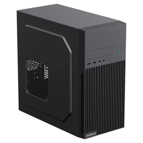 Carcasă PC Sohoo 6521BK Midi-Tower, Negru