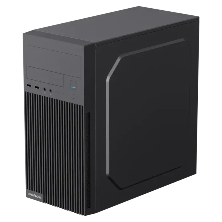 Carcasă PC Sohoo 6521BK Midi-Tower, Negru 3