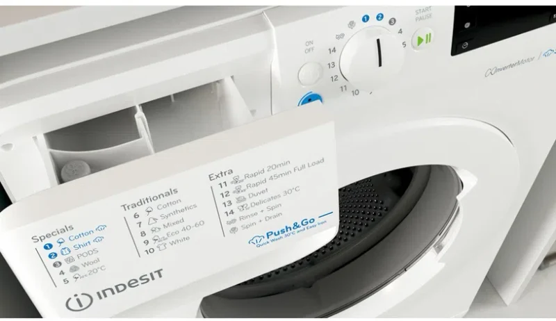 Стиральная машина Indesit BWE 81295X WV EE, White 2