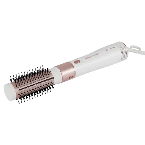 Uscător de păr-perie Polaris PHSB1214Mi, White/Pink