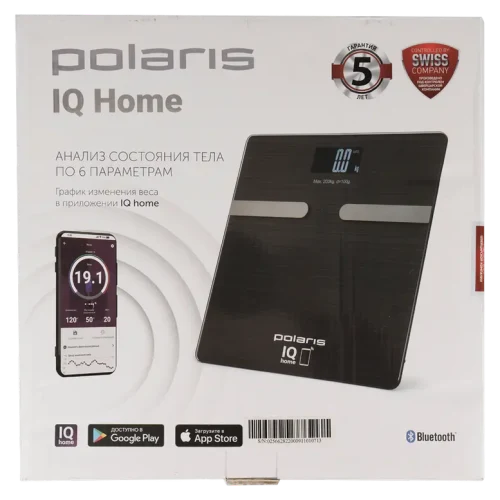 Напольные весы Polaris PWS 1892 IQ Home, Серый