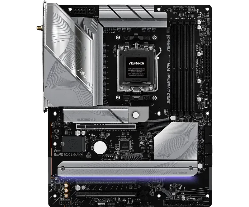 Материнская плата ASRock B850 LIVEMIXER WIFI AM5 ATX 5