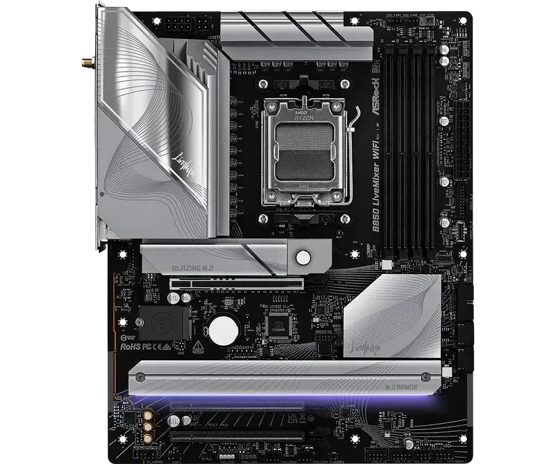 Материнская плата ASRock B850 LIVEMIXER WIFI AM5 ATX 3