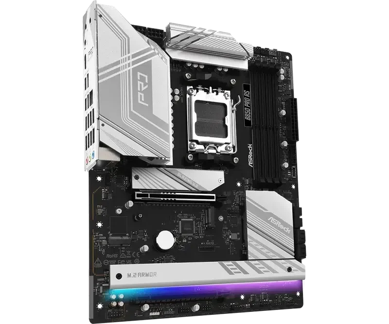 Материнская плата ASRock B850 PRO RS, White 5