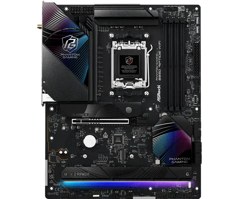 Материнская плата ASRock B850 RIPTIDE WIFI, Black 2