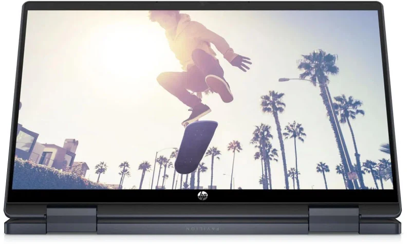 Laptop 14.0" HP Pavilion x360 (14-ek2007ci), Intel Core 3 100U, Space Blue 2