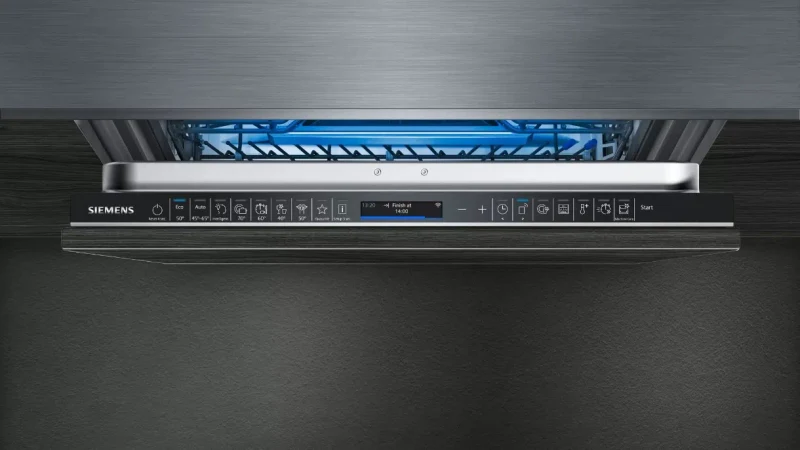 Maşină de spălat vase încorporabilă Siemens SN87TX00CE, Negru 2