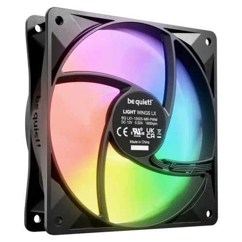 Ventilator PC be quiet! Light Wings LX, 120 mm, Negru