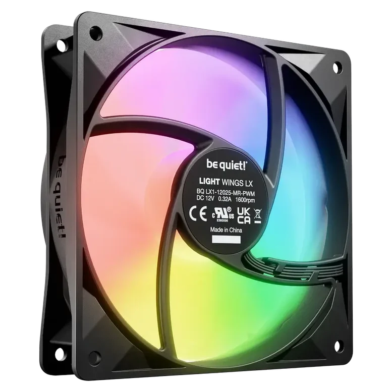 Ventilator PC be quiet! Light Wings LX, 120 mm, Negru 2