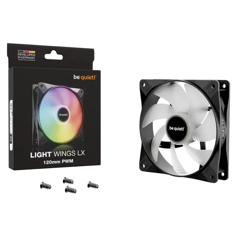 Ventilator PC be quiet! Light Wings LX, 120 mm, Negru 4
