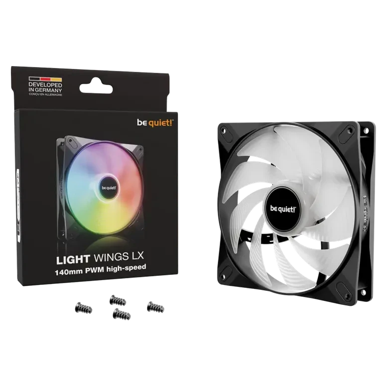 Ventilator PC be quiet! Light Wings LX, 140 mm, Negru 4