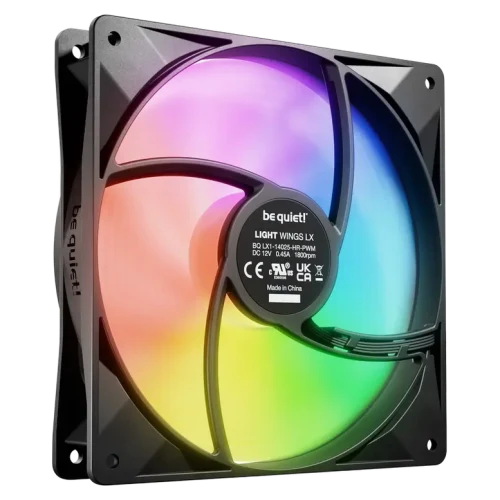 Ventilator PC be quiet! Light Wings LX, 140 mm, Negru