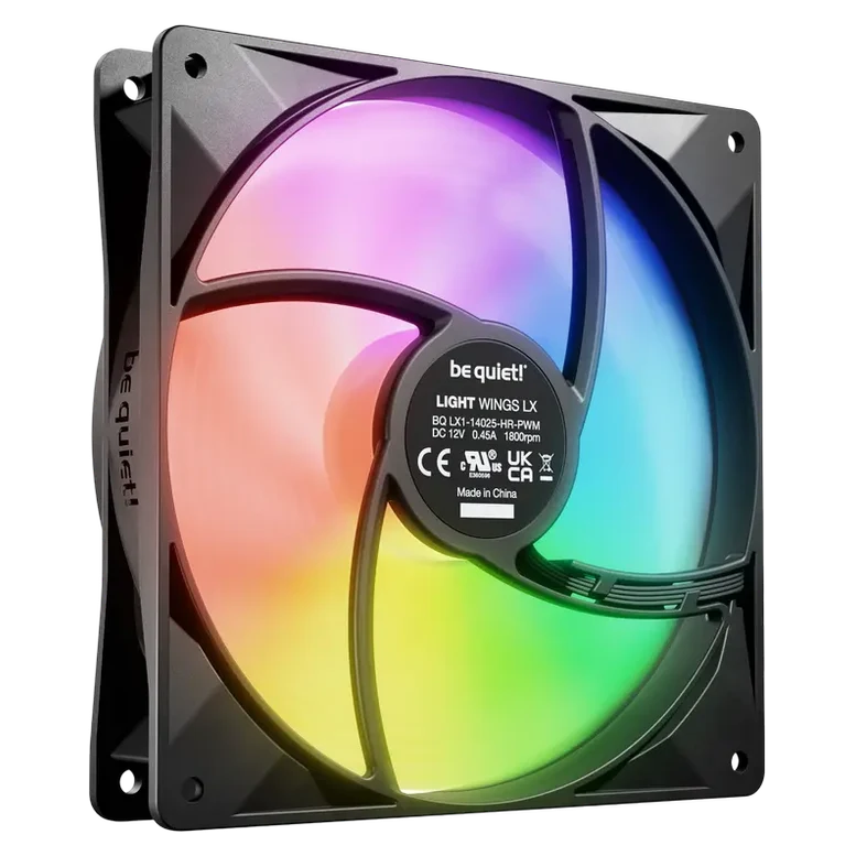 Ventilator PC be quiet! Light Wings LX, 140 mm, Negru 2