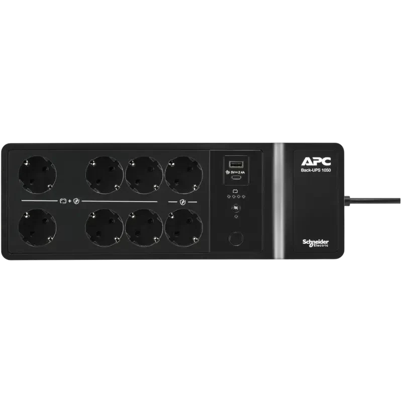 Источник бесперебойного питания APC Back-UPS BE1050G2-GR, Black 3