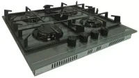 Встраиваемая поверхность газовая Vesta BHF6060ICG/GR, Black 3