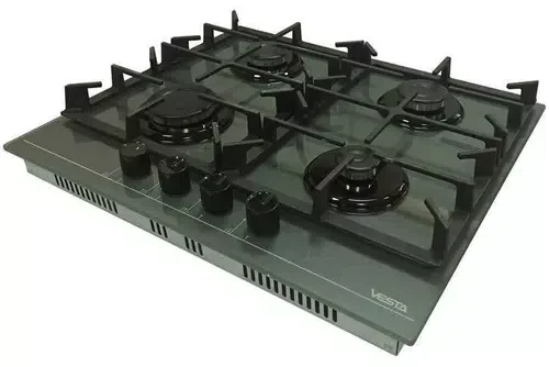 Встраиваемая поверхность газовая Vesta BHF6060ICG/GR, Black