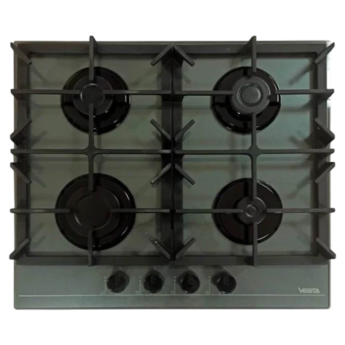 Встраиваемая поверхность газовая Vesta BHF6060ICG/GR, Black