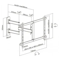 Suport pentru televizor Reflecta Plexo Premium 80-6040T, Alb 10