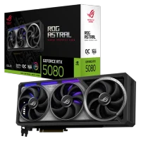 Placă video ASUS ROG Astral GeForce RTX 5080 OC, Black