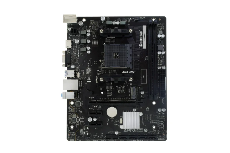 Материнская плата BIOSTAR A520MHP, Black 2
