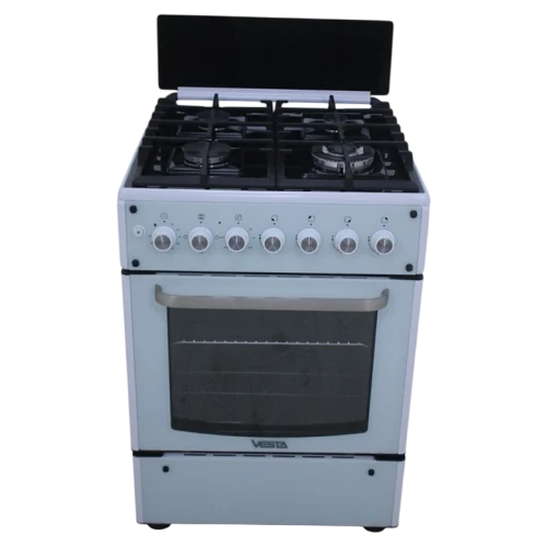 Газовая плита Vesta GC-E6060FCTg/WH, White