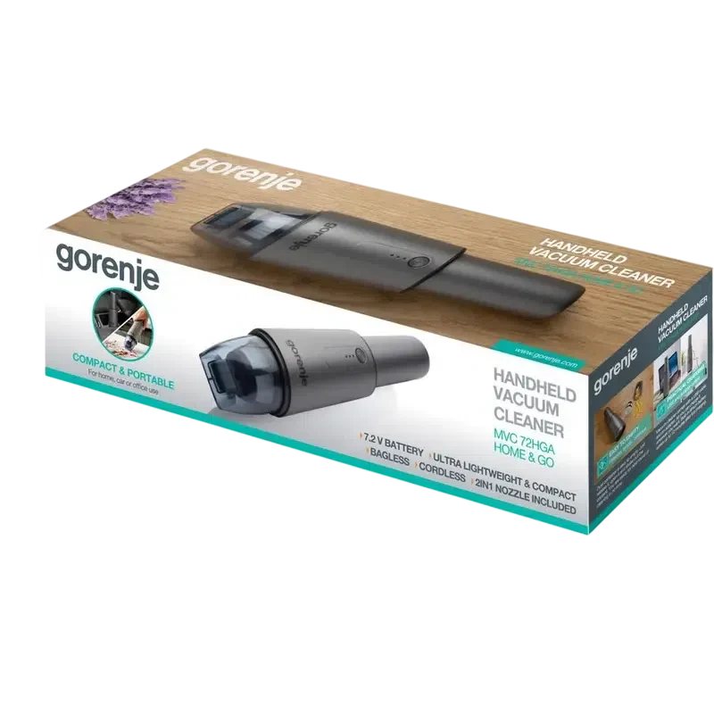 Aspirator Manual Gorenje MVC72HGA, Gray 3
